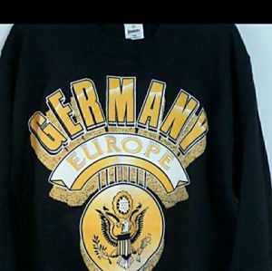 Vintage Jostens Black Germany sweatshirt sz Lg unisex